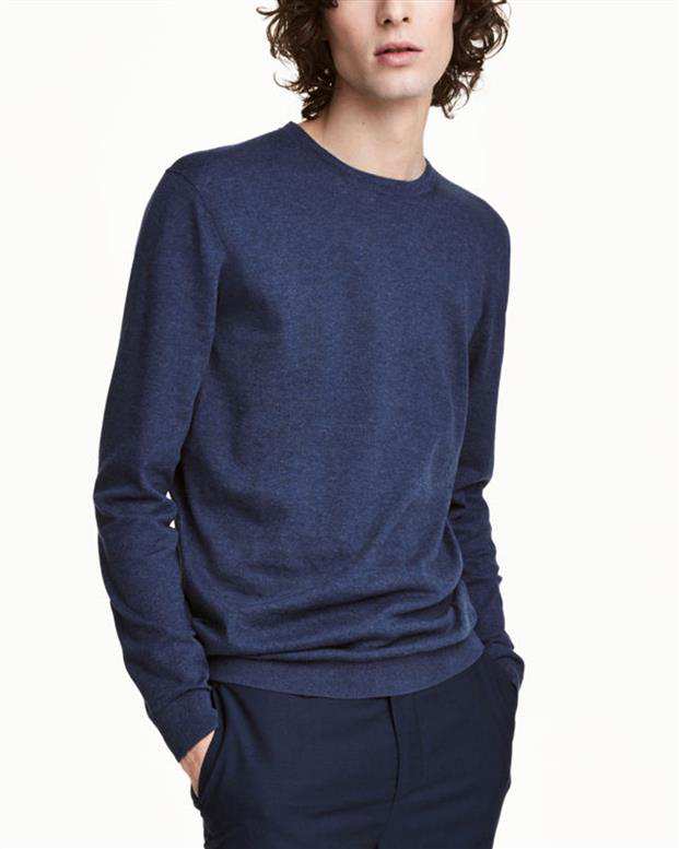 پلیور مردانه طوسی H&M